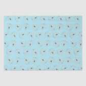 Versierd Grieks Evil Eye Turks Beschermingssymbool Tissuepapier (Voorkant)