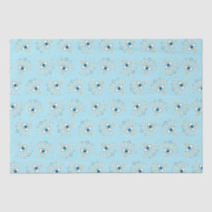 Versierd Grieks Evil Eye Turks Beschermingssymbool Tissuepapier