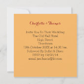 Versierd Indiaas  olifantenontwerp Kaart (Achterkant)