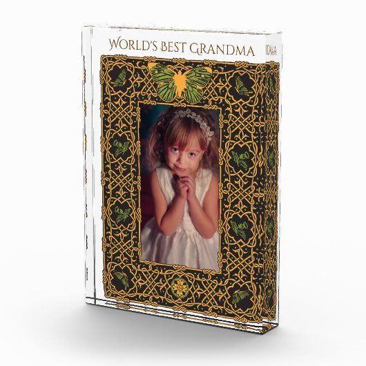Versierd Keltisch Lijst voor "de Beste Oma van de Fotoblokken (Rechts)
