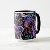 Versierd met Curly Beads Mok (Voorkant rechts)