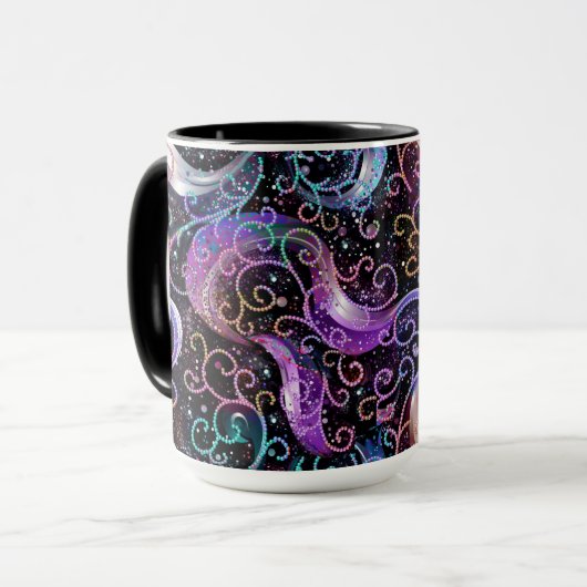 Versierd met Curly Beads Mok (Voorkant links)