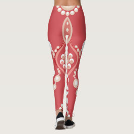 versierd met parels leggings