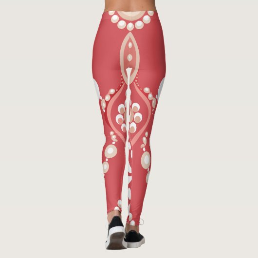 versierd met parels leggings (Achterkant)
