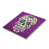 versierd met schedel tegeltje (Zijkant)