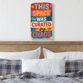 Versierd met waanideeën en moderne smaak canvas afdruk (Insitu (Slaapkamer))