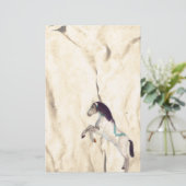 Versierd Paard Native American Stationery Briefpapier (Staand voorkant)