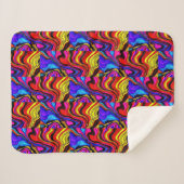 Versierd Sherpa Deken (Voorkant (horizontaal))