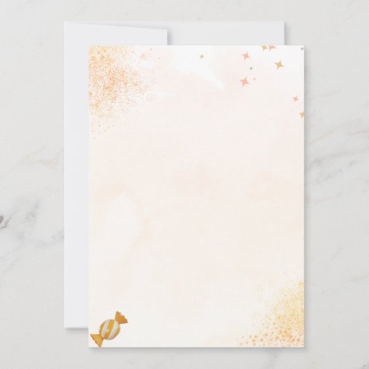  Versierd Sinaasappel Pompoen Carving Party Kaart (Achterkant)