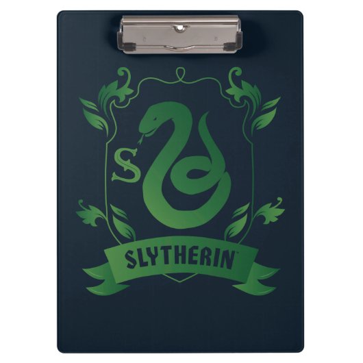 Versierd SLYTHERIN™ Huis Wapen Klembord (Voorkant)