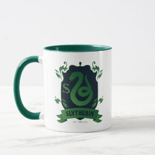 Versierd SLYTHERIN™ Huis Wapen Mok
