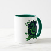 Versierd SLYTHERIN™ Huis Wapen Mok (Voorkant rechts)