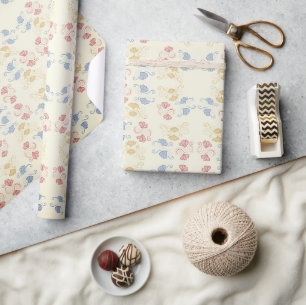 versierd verpakkingspapier cadeaupapier