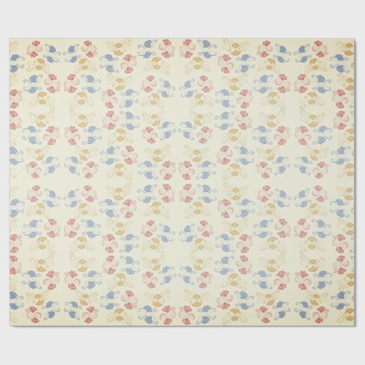 versierd verpakkingspapier cadeaupapier (Vlak)