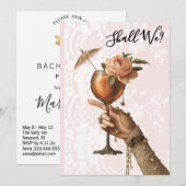 *~* Versierde A101 Cocktail 3 FOTO  MEISJESAVOND Kaart (Voorkant / Achterkant)