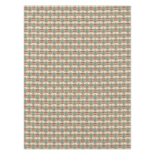 versierde boom met bells rode bogen voor kerstmis tafelkleed (Voorkant)