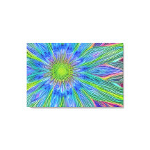 Versierde canvasprint met spanframe