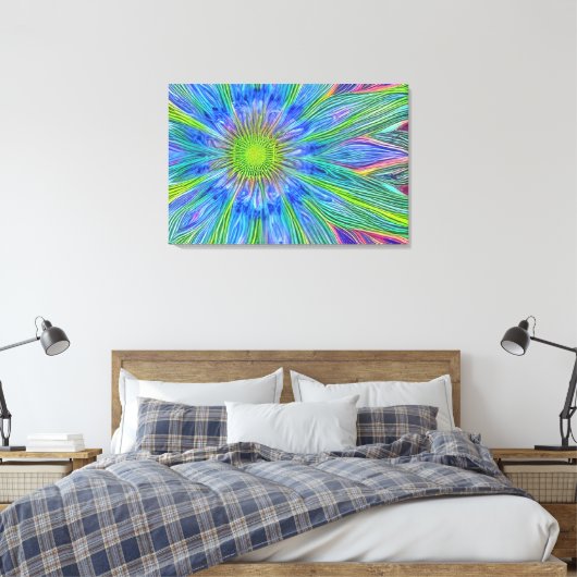 Versierde canvasprint met spanframe canvas afdruk (Insitu (Slaapkamer))