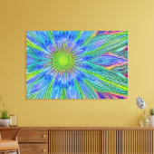 Versierde canvasprint met spanframe canvas afdruk (Insitu (Woonkamer))