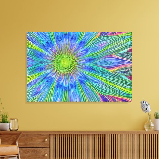 Versierde canvasprint met spanframe canvas afdruk (Insitu (Woonkamer))