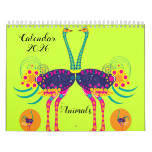 Versierde dieren kalender