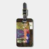 Versierde Easter Egg Art Print Bagagelabel (Voorkant verticaal)