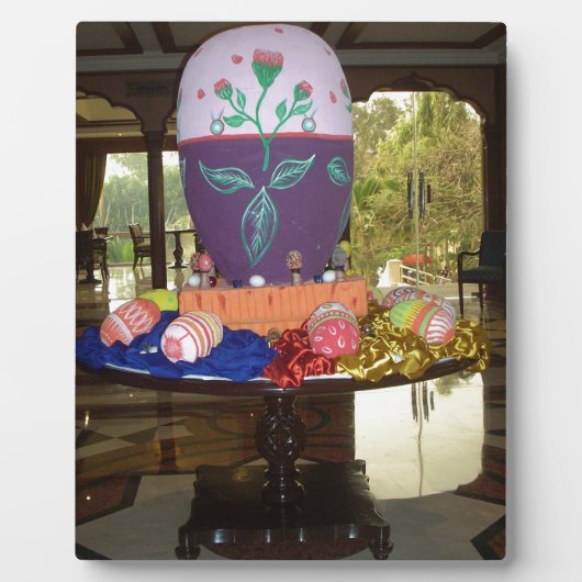 Versierde Easter Egg Art Print Fotoplaat (Voorkant)