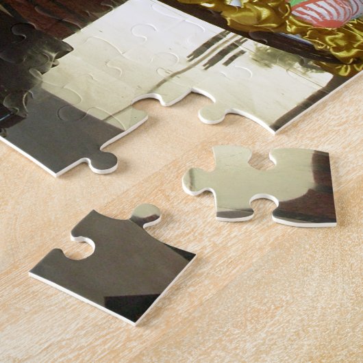 Versierde Easter Egg Art Print Legpuzzel (Zijkant)