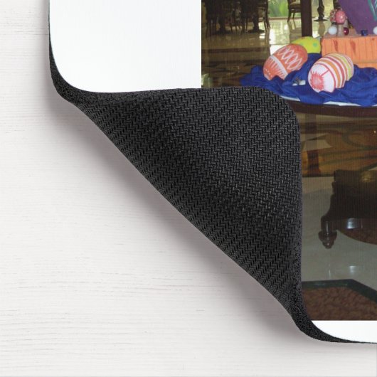 Versierde Easter Egg Art Print Muismat (Hoek)