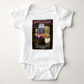 Versierde Easter Egg Art Print Romper (Voorkant)
