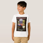 Versierde Easter Egg Art Print T-shirt (Voorkant volledig)
