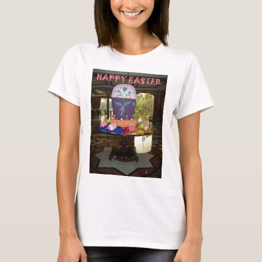 Versierde Easter Egg Art Print T-shirt (Voorkant)
