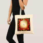 Versierde Gebrandschilderde Vakantietas Tote Bag (Voorkant (product))