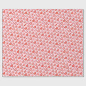 Versierde harten cadeaupapier (Vlak)