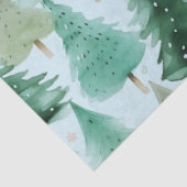 Versierde kerstbomen Blauwe kerst Tissuepapier (Detail)