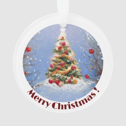 Versierde kerstbonen ornament (achterkant)