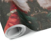 Versierde Kerstboom Cadeaupapier (Rol Hoek)
