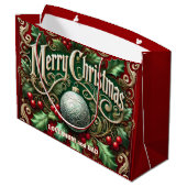 Versierde Kerstboom Groot Cadeauzakje (Achterkant Gekanteld)