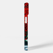 Versierde kerstboom in een winters landschap Case-Mate iPhone case (Achterkant / Rechts)