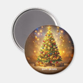 Versierde Kerstboom Magneet (Voorkant / Achterkant)