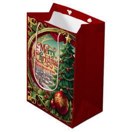 Versierde Kerstboom Medium Cadeauzakje