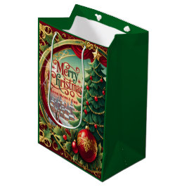 Versierde Kerstboom Medium Cadeauzakje