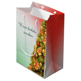 versierde kerstboom medium cadeauzakje