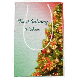  versierde kerstboom medium cadeauzakje