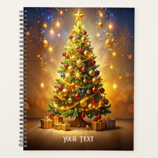 Versierde Kerstboom Planner (Voorkant)