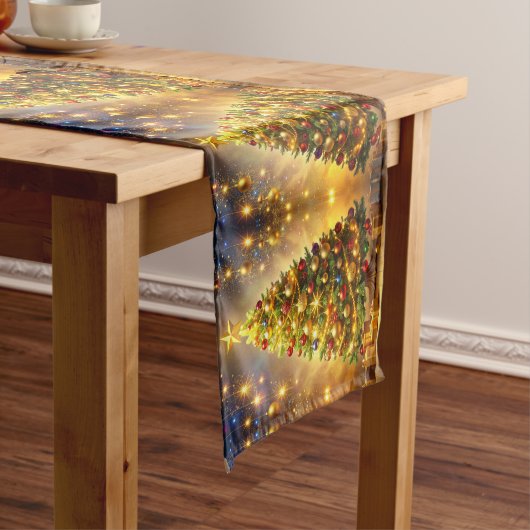 Versierde Kerstboom Tafel Runner Medium Tafelloper (Voorbeeld)