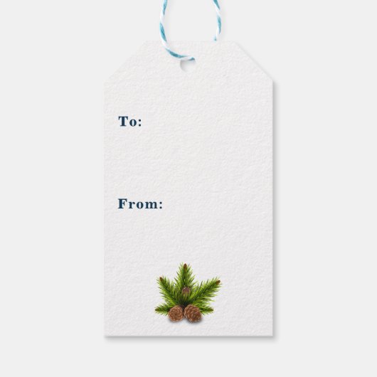 Versierde kerstkoekjes cadeaulabel (Achterkant)