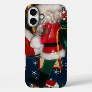 Versierde Kerstman   Ingewikkelde Holiday Kunst Pr iPhone 16 Plus Hoesje