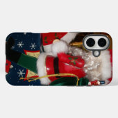 Versierde Kerstman | Ingewikkelde Holiday Kunst Pr Case-Mate iPhone Case (Achterkant (horizontaal))