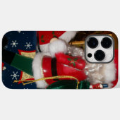 Versierde Kerstman Kerstkunst Print/Design Case-Mate iPhone Case (Achterkant (horizontaal))